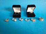Ti Sento zilveren ringen- zilver- 20 euro pst., Sieraden, Tassen en Uiterlijk, Ringen, Met kristal, Gebruikt, Ophalen of Verzenden