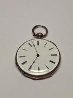 Een antiek 19e eeuws zilveren zakhorloge., Ophalen of Verzenden