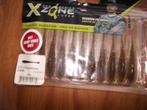 10 stuks X-Zone Finesse Slamer kunstaas shads /roofvis shads, Ophalen of Verzenden, Nieuw, Overige typen