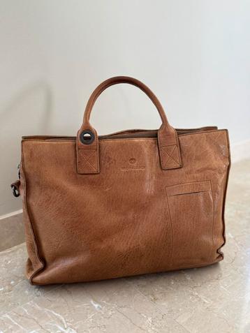 Micmacbags laptoptas cognac beschikbaar voor biedingen