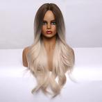 Bruine Blonde Ombre Lange Pruik Met Slag Haar Vrouwen Dames, Sieraden, Tassen en Uiterlijk, Uiterlijk | Haarverzorging, Verzenden