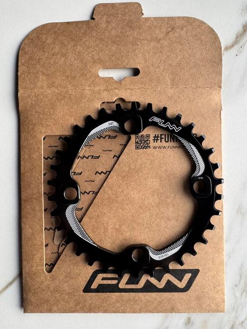 Funn Solo 34t Narrow Wide 104 BCD kettingblad 1x single, Fietsen en Brommers, Fietsonderdelen, Nieuw, Mountainbike, Crankstel of Pedalen