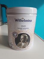 Wilhelmina blik 75 jaar bevrijding, ca. 12,5 cm. hoog, goed, Verzamelen, Blikken, Ophalen of Verzenden