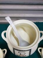 Soepterrine met deksel , vier soepkommen met oren en soeplep, Ophalen of Verzenden, 'T Olde Gre-j, Info@toldegrej.nl, Endepoelstraat 20f Didam