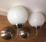 2 X badkamer wandlamp | Art Deco stijl, Ophalen of Verzenden, Zo goed als nieuw, Glas, Art Deco