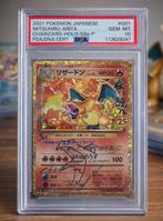 Zeldzame Charizard Holo PSA 10 - met Arita Handtekenin, Hobby en Vrije tijd, Verzamelkaartspellen | Pokémon, Ophalen of Verzenden