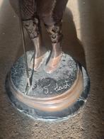 Brons beeld golfer putter gesigneerd J Dast, Antiek en Kunst, Ophalen of Verzenden