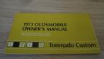1973 Oldsmobile Toronado. First edition, Owner's Manual., Verzenden