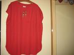 Rode blouse, 54, Doris Streich (345), Kleding | Dames, Grote Maten, Ophalen of Verzenden, Zo goed als nieuw, Rood, Blouse of Tuniek