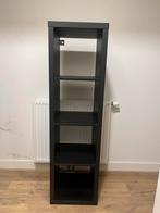 Ikea Kallax kast zwart, Huis en Inrichting, Kasten | Boekenkasten, Ophalen, Met plank(en), Minder dan 50 cm, Zo goed als nieuw