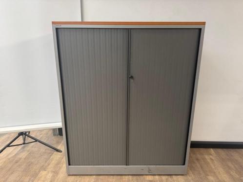 Ahrend roldeurkast 145 x 120 aluminium, Tuin en Terras, Bloempotten, Gebruikt, Metaal, Binnen, 70 cm of meer, Minder dan 25 cm