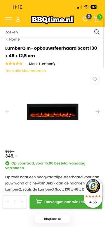 El Fuego sfeerhaard elektrische openhaard beschikbaar voor biedingen