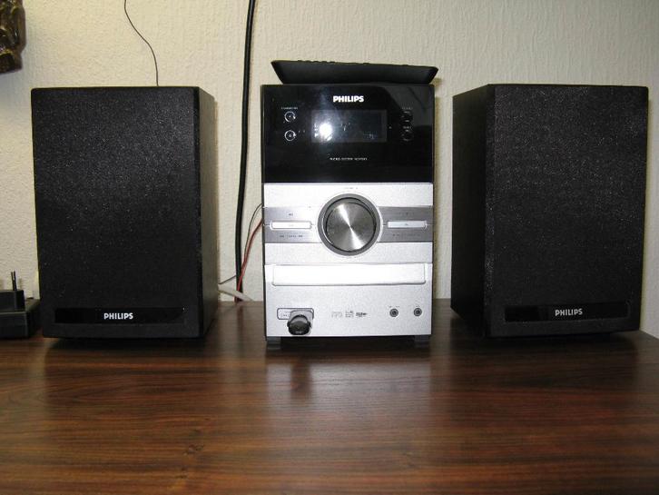 Stereoset, type: PHILIPS MCM205/12., Audio, Tv en Foto, Stereo-sets, Gebruikt, Cd-speler, Overige merken, Ophalen
