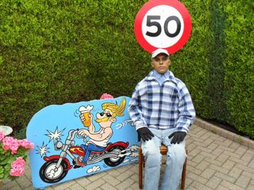 Abraham op motor geweldige feest verjaardag set 3 deel. beschikbaar voor biedingen