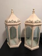 Oosterse lantaarn 2 stuks 70 cm hoog, Huis en Inrichting, Woonaccessoires | Kandelaars en Kaarsen, Ophalen of Verzenden, Zo goed als nieuw