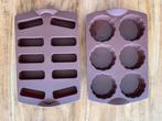 Tupperware siliconen bakvormen, mini cake  en tartelette, Ophalen of Verzenden, Zo goed als nieuw, Cupcakes, Bakvorm