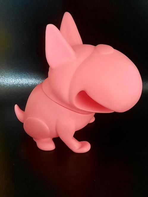 WhaaWhaa felroze Beasty bully spaarpot, Verzamelen, Spaarpotten, Zo goed als nieuw, Dier, Kunststof, Ophalen of Verzenden