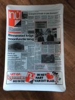 Unieke schaal met de voorpagina van NU 1981, Ophalen of Verzenden, Overige stijlen, Glas, Schaal of Schalen