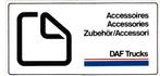 Sticker auto DAF Trucks onderdelen accessoires, Verzenden, Zo goed als nieuw, Merk