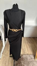 Travel stof kerst  jurk one size, Kleding | Dames, Jurken, Maat 38/40 (M), Zwart, Ophalen of Verzenden, Zo goed als nieuw