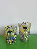 2x Murano glazen nieuw, Nieuw, Glas, Overige stijlen, Glas of Glazen