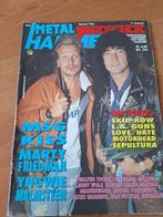 Aardschok Kiss Motorhead Nirvana Death Metal Yngwie MSG, Verzenden, 1980 tot heden, Nederland, Tijdschrift