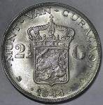 Rijksdaalder 1944D Curaçao, Postzegels en Munten, Munten | Nederland, Zilver, Ophalen of Verzenden, Koningin Wilhelmina, Losse munt