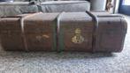 Oude hutkoffer als eyecatcher, salontafel of verkleedkist, Ophalen, Gebruikt