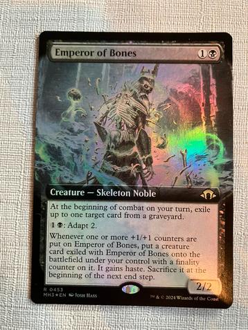 Emperor of Bones - Foil, Extended Art beschikbaar voor biedingen