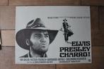 filmaffiche Elvis Presley Charro 1969 filmposter, Rechthoekig Liggend, Ophalen of Verzenden, Zo goed als nieuw, A1 t/m A3