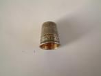 antiek zilveren zilver 800 vingerhoedje met meandermotief, Ophalen of Verzenden, Zilver