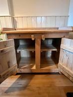 Massieve steigerhouten commode - stevig en ruim, Ophalen, Gebruikt, 100 tot 150 cm, Minder dan 100 cm