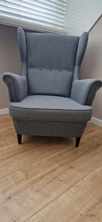 Ikea Strandmon oorfauteuil donkergrijs, Huis en Inrichting, Fauteuils, Ophalen, 75 tot 100 cm, Zo goed als nieuw, 100 tot 125 cm