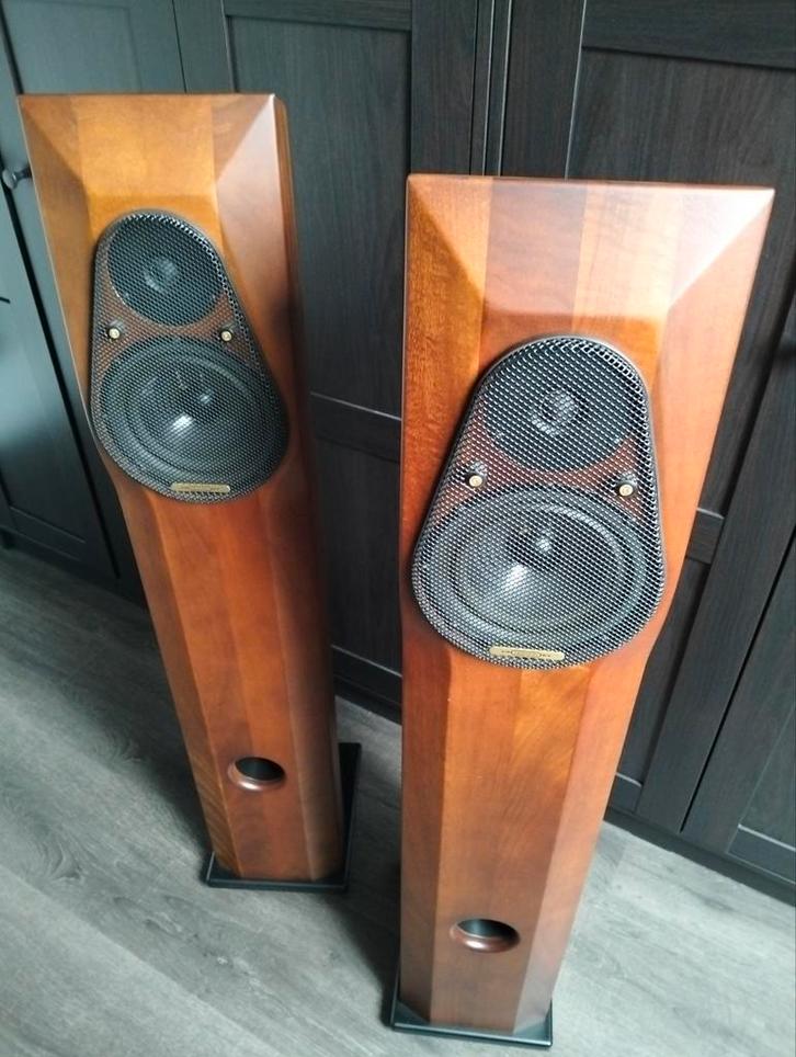 Diapason nux II (nieuwstaat), Audio, Tv en Foto, Luidsprekers, Zo goed als nieuw, Front, Rear of Stereo speakers, 120 watt of meer