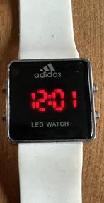 Adidas vintage led horloge met band werkend, Gebruikt, Ophalen of Verzenden