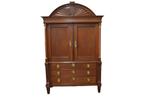 Antiek Drents kabinet met zon 230cm hoog, Ophalen