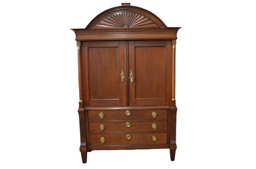 Antiek Drents kabinet met zon 230cm hoog, Antiek en Kunst, Antiek | Meubels | Kasten, Ophalen