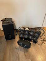 LOGITECH 6.1 SPEAKER SURROUND VOOR PC, Computers en Software, Pc speakers, Ophalen, Gebruikt, Logitec