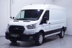 Ford Transit 2.0 TDCI 170 pk Aut. L3H2 Trend Airco, Trekhaak, Parkeercamera, Stof, Gebruikt, Wit