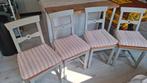 4 Ikea Eetkamerstoelen, Huis en Inrichting, Ophalen, Hout, Gebruikt, Wit