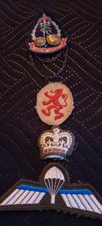 4 stoffen militaire emblemen, Ophalen of Verzenden, Landmacht, Nederland, Embleem of Badge