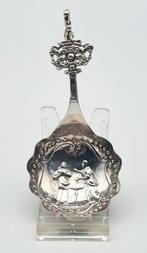 Zilveren roomlepel, Rinze Jans Spaanstra Drachten, 19e eeuw, Antiek en Kunst, Ophalen of Verzenden