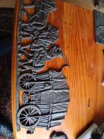 Gietijzer paard met wagen, Ophalen, Zo goed als nieuw