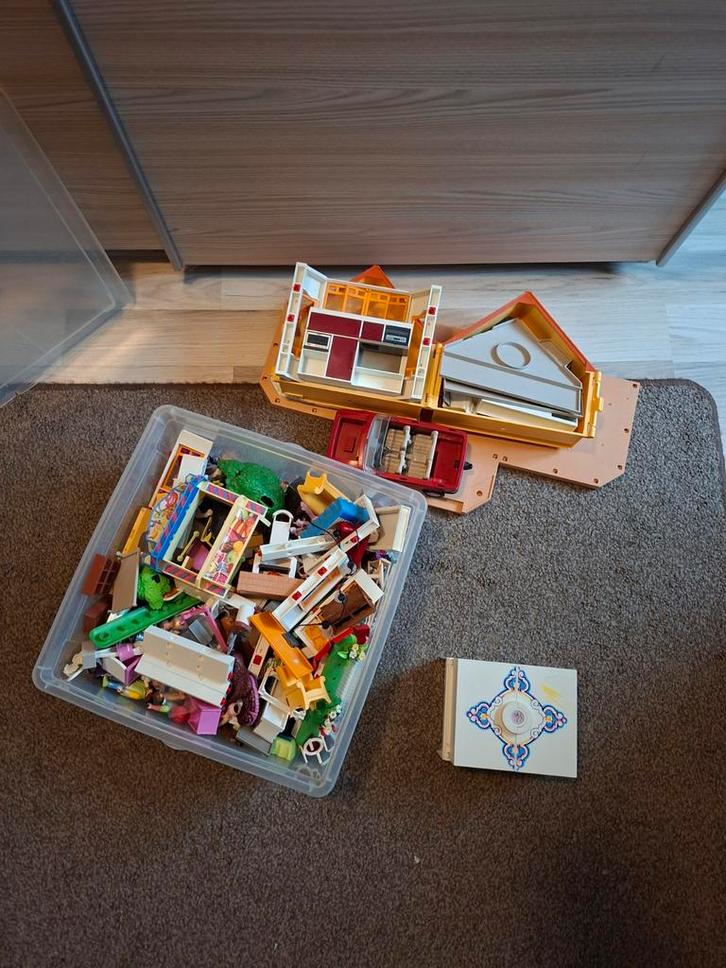 Playmobil Speelhuis + Extra Onderdelen, Kinderen en Baby's, Speelgoed | Playmobil, Gebruikt, Complete set, Ophalen of Verzenden