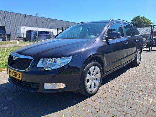 Skoda Superb 1.4 TSI 125pk Greentech 2012 Zwart, Auto's, Skoda, Particulier, Superb, ABS, Adaptieve lichten, Airbags, Airconditioning