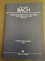 J.S.Bach - Cantate 195 Dem gerechten muss das Licht BWV195, Klassiek, Ophalen of Verzenden, Zo goed als nieuw, Koor