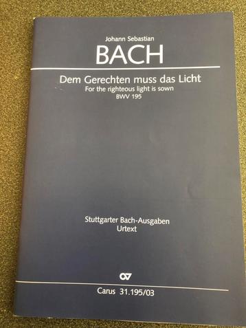 J.S.Bach - Cantate 195 Dem gerechten muss das Licht BWV195 beschikbaar voor biedingen