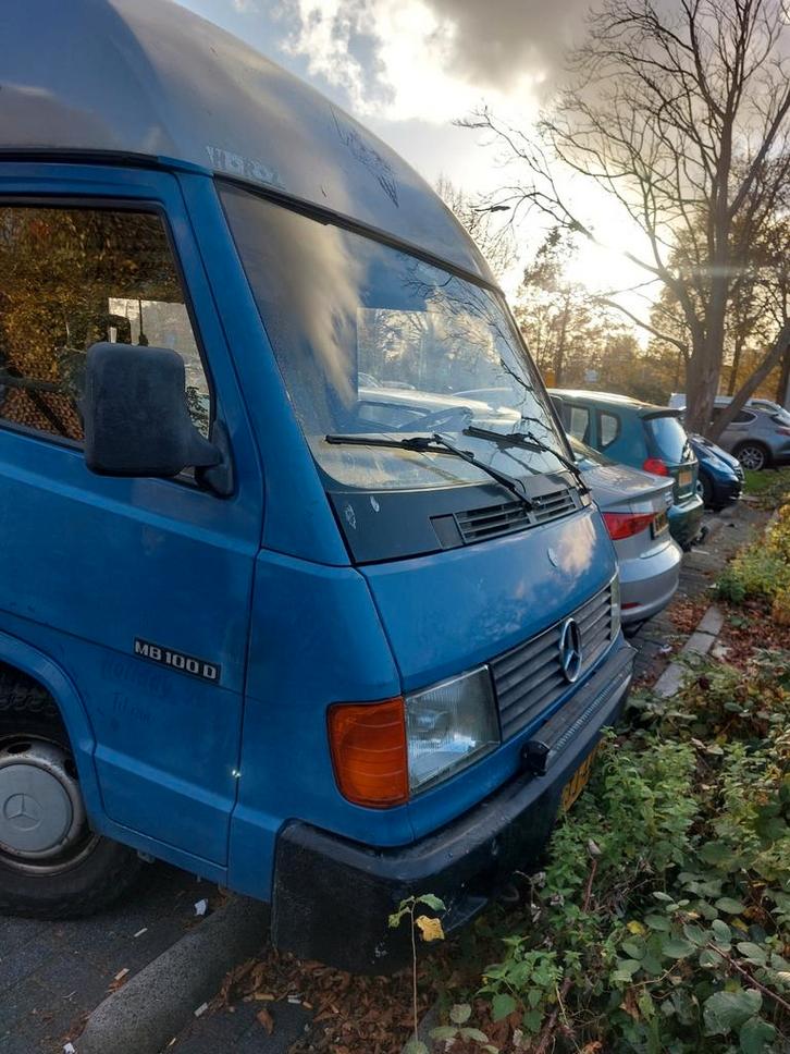 MB100 camper blokschade, Caravans en Kamperen, Campers, Particulier, tot en met 4, Buscamper of Camperbus, Mercedes, Diesel, Handgeschakeld