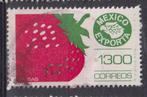 Mexico Export Aardbeien, Ophalen of Verzenden, Gestempeld, Midden-Amerika