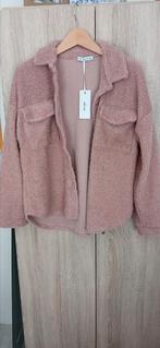 Nieuwe roze teddy blouse jas een maat, Ophalen of Verzenden, Nieuw, Roze